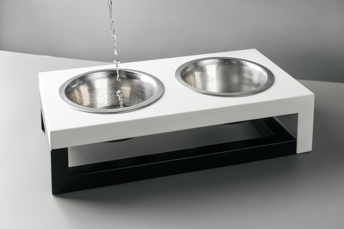  Cat Feeder with Water
