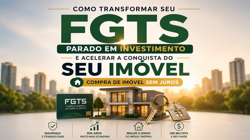Como transformar seu FGTS parado em investimento e acelerar a conquista do seu imóvel